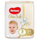 Подгузники Huggies/Хаггис Elite Soft 3 (5-9кг) 21 шт.