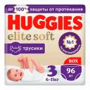 Подгузники-трусики HUGGIES Подгузники трусики Elite Soft 6-11 кг
