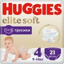 Трусики одноразовые 9-14 кг Elite Soft 4 21 шт. Huggies 9402705