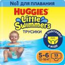 Подгузники трусики Huggies Little Swimmers для плавания 12-18кг размер 5-6 13шт