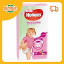 Подгузники-трусики для девочек Huggies