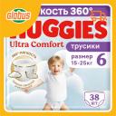 Подгузники-трусики для мальчиков Huggies Ultra Comfort 6 (15-25кг)