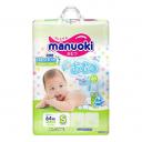 Подгузники для новорожденных Manuoki S (3-6 кг), 64 шт.