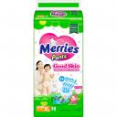 Подгузники-трусики Merries Good skin XL 12-19кг 38шт