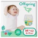 Трусики-подгузники Offspring Лес 3/M (6-11 кг), 42 шт.