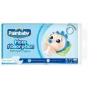 Palmbaby подгузники Традиционные S, 72 шт., , белый