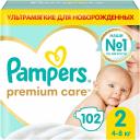 Pampers Подгузники Premium Care, 2 (4-8 кг.), 102 шт.