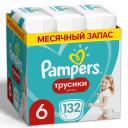 Трусики Pampers Pants 15+ кг, размер 6, 132 шт.