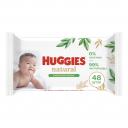 Салфетки влажные Huggies Natural биоразлагаемые 48 шт