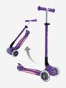Самокат Globber PRIMO FOLDABLE PLUS LIGHTS V2, Фиолетовый