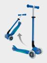 Самокат Globber PRIMO FOLDABLE PLUS LIGHTS V2, Синий