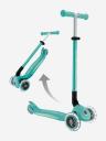 Самокат Globber PRIMO FOLDABLE PLUS LIGHTS V2, Зеленый