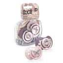 LOVI Пустышка силиконовая Botanic динамическая