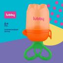 Ниблер классический с футляром LUBBY Жуйка, силикон, оранжевый, 6м+