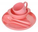 Набор посуды для детей DOSH | HOME Amila Kids розовый