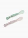 Набор ложек для кормления Happy Baby Flexible Spoons olive&lilac