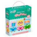 Настольная игра ГЕОДОМ Макси-пазлы Простые формы
