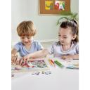 Пазл для детей Hape "Единорог и принцесса - вместе навсегда", 2в1 (пазл и раскраска в рамке) E1642_HP