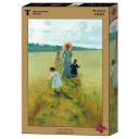 "Стелла" Пазл "Третьяковская галерея" 1500 элемент. Репин И. Е. "На меже" TG150229