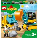 Конструктор LEGO DUPLO Town 10931 Грузовик и гусеничный экскаватор, 20 дет.