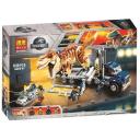 Конструктор Lari (Bela) Dinosaur World 10927 Транспорт для перевозки Тираннозавра, 638 дет.