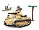 Конструктор SLUBAN WW2 M38-B0691 немецкий лёгкий танк Panzer II (356 дет., 2фиг.)