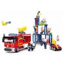 Конструктор Пожарный «Тушение метеостанции», 585 деталей