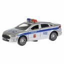 Машинка Технопарк Ford Mondeo Полиция, длина 12 см., свет и звук, открываются двери