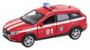 Welly 43763FS Велли Модель машины 1:34-39 LADA VESTA SW CROSS Пожарная охрана