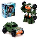 Робот трансформер "Автобот", внедорожник, зеленый, 2 в 1