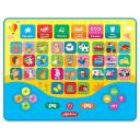 Планшет Азбукварик Веселая угадайка желтый/голубой