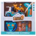 Машинка-конструктор р/у Junfa Toys Автовоз и трактор, звук., свет C-00441