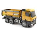 Грузовик HuiNa HN1573, 1:14, 55 см, оранжевый