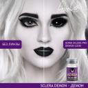 Цветные склеральные линзы ADRIA Sclera-Pro, Demon Look, квартальные, 1 линза R 8,6 -0,00