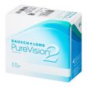 Линзы контактные мягкие Balafilcon A Bausch&Lomb/Бауш энд Ломб PureVision 2 (-1.75/8.6) 6шт
