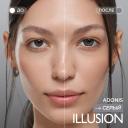 Контактные линзы ILLUSION fashion Adonis 2 линзы -6.0D grey серые