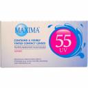 Линзы контактные мягкие Maxima 55 UV, 6 шт. Диоптрии -2,50, R 8.6