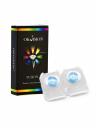 Цветные контактные линзы OKVision Fusion 2 линзы R 8.6 -3.00 Brilliant Blue