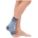 Тривес Бандаж на голеностопный сустав Т-8611, размер S, высота 10 см, серый