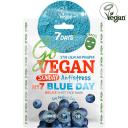 7DAYS Маска для лица тканевая увлажняющая органическая GO VEGAN Sunday blue day 25