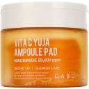 Диски для эксфолиации DABO Увлажняющие подушечки с ниацинамидом, витамином С и экстрактом юдзу Vita C Yuja Ampoule Pad