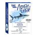 Маска для лица DIZAO Набор тканевых масок для лица двухэтапная "Акулий жир + Гиалуроновый крем" от мешков 10 шт 10