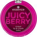 ESSENCE Бальзам для губ и лица JUICY BERRY lip & cheek balm