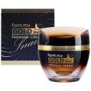 FARMSTAY Крем для лица премиальный с золотом и муцином улитки Gold Snail 50