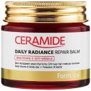 Farmstay Ceramide Daily Radiance Repair Balm Укрепляющий крем-бальзам для лица c керамидами 80 мл 80 г 1 шт. стеклянная банка