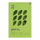 HOLIKA HOLIKA Маска тканевая противовоспалительная Пьюр Эссенс, зеленый чай / Pure Essence Mask Sheet Green Tea 20 мл