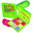 Тени для век 7DAYS Палетка теней для век B.COLOUR 9 цветов: матовые, с блестками, нюд