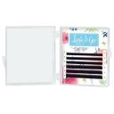Черные ресницы Lash&Go C 0.12 мини-микс 7-12 мм (6 линий)