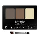Набор средств для бровей LAVELLE COLLECTION Набор для бровей, тени, воск