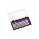 Набор ресниц-пучков Manly Pro, шелк, 10/12 мм, черные, многоразовые